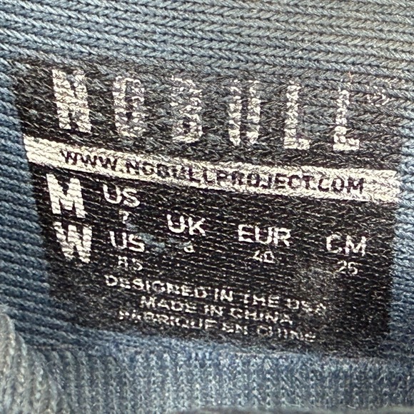 NOBULL No Bull Outwork Mens 7 Womens 8.5‎ Blue Shoes Athletic Trainer Sneakers * - Picture 7 of 9